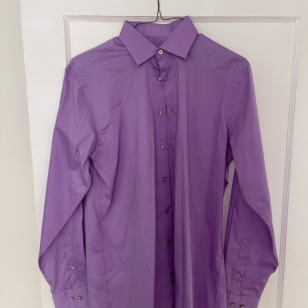 Purple Calvin Klein Slim Fit Stretch